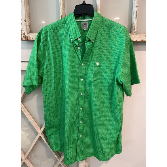 Cinch size large button down shirt dollar signs - Picture 1 of 3